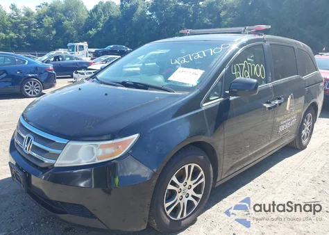 2012 Honda Odyssey Ex-L из США, поврежденный, VIN 5FNRL5H66CB002376